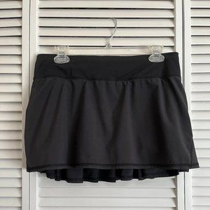 Lululemon Run: Pace Setter Skirt Black size 8 rare
